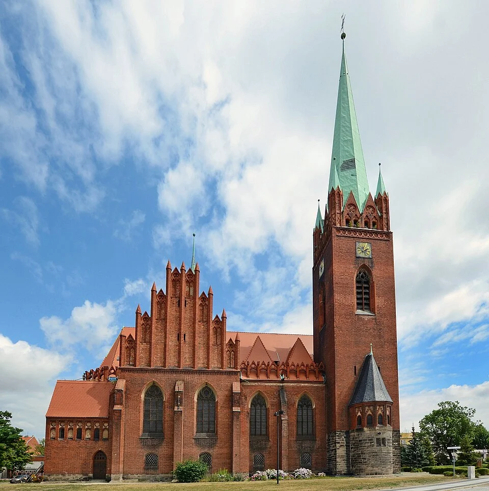 Saint Hyacinth Church in Legnica, where the host is displayed